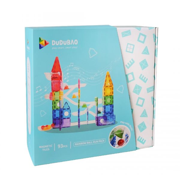 UDUBAO磁力片-音樂家滾球鈴鐺組93PCS